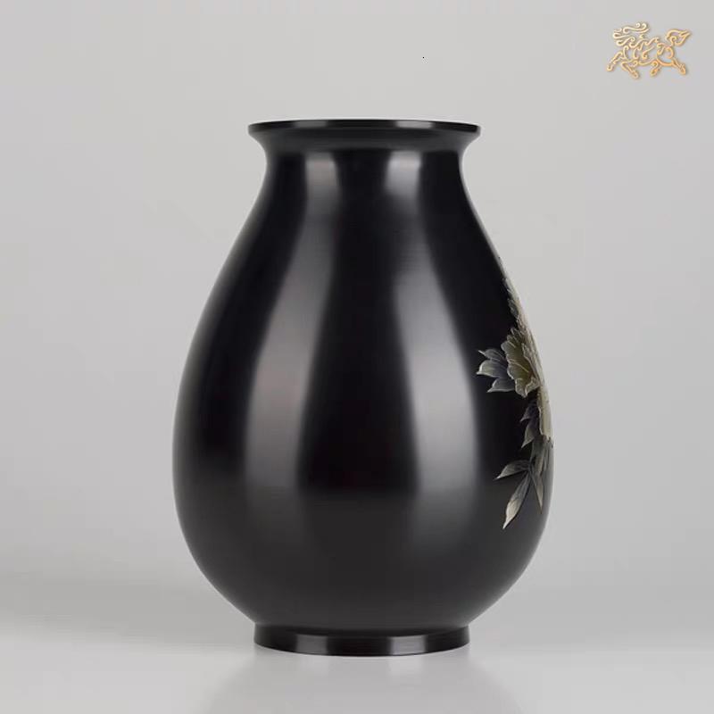 美帮汇全铜摆件《高冈铜器之荣福》铜工艺品 家居饰品花瓶高清大图