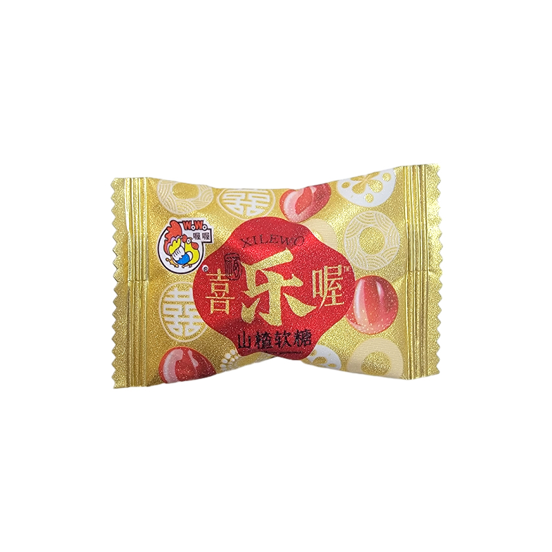 喔喔山楂软糖果散装250g婚庆结婚喜糖年货休闲零食品凝胶糖果高清大图