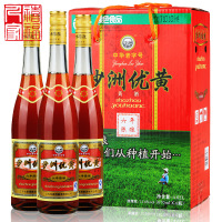 苏州特产黄酒 沙洲优黄普优六年陈酿 沙优6年 整箱六瓶 670ml*6瓶