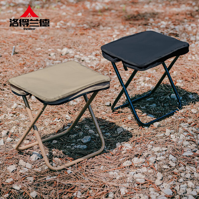 洛得兰德 LD-MZ101 乐途系列户外折叠凳 卡其色