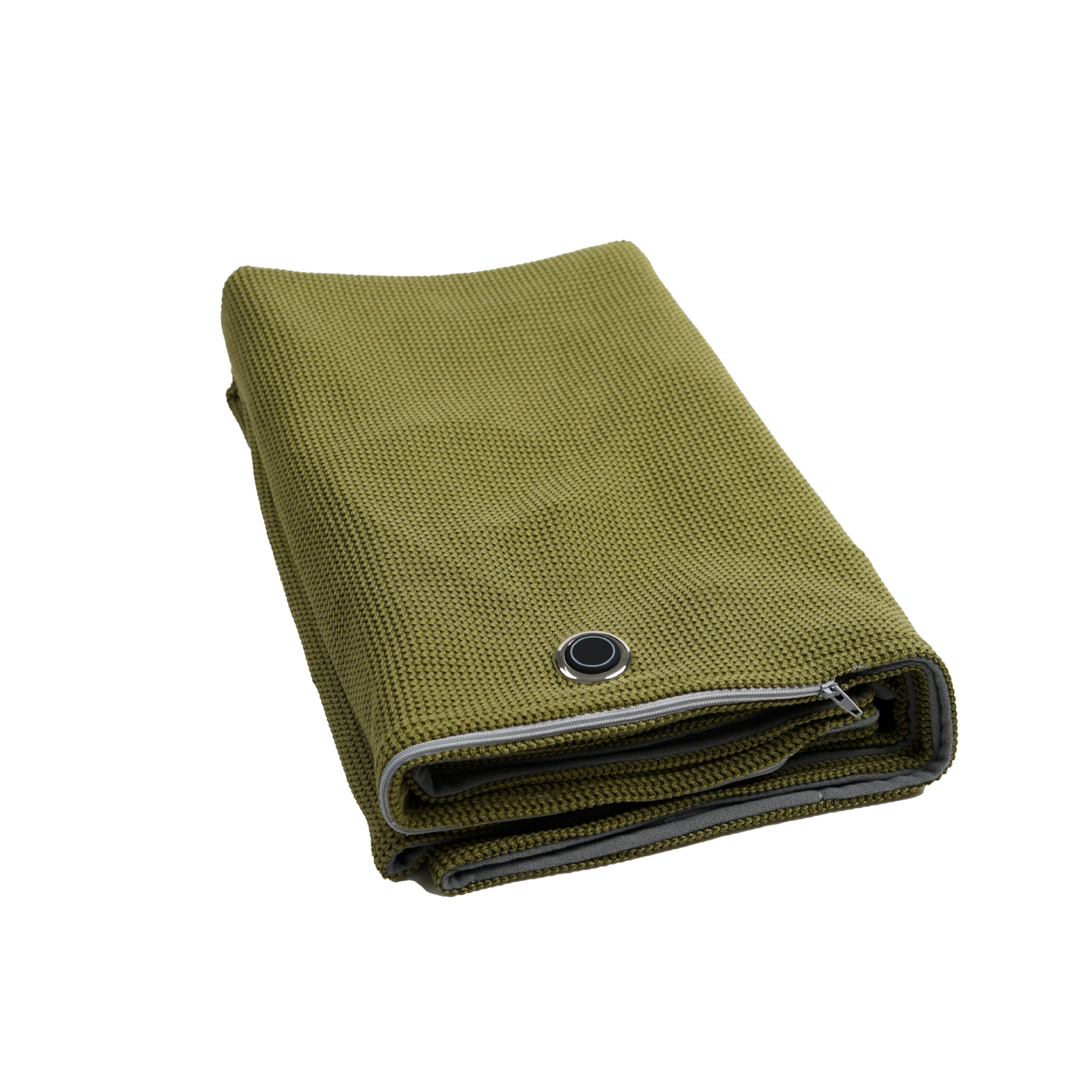 CCKO发热披肩居家办公电热暖身毯石墨烯电热加热披肩可水洗 绿色【智能3档控温】