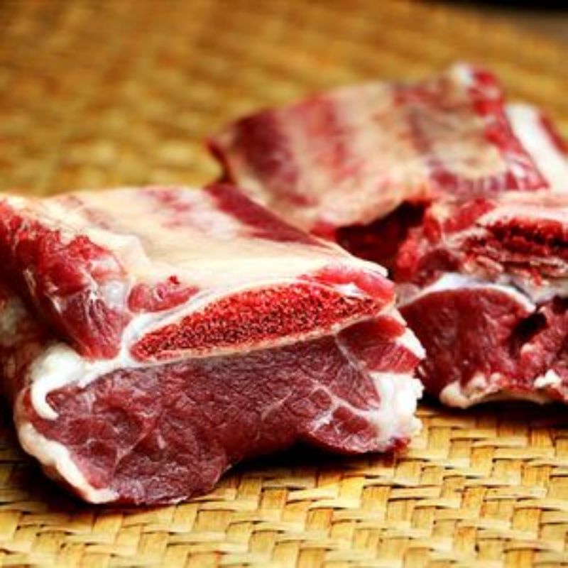 六盘生龙 宁夏固原黄牛肉 冰鲜牛肉 精选农户散养 黄牛牛排骨500g/袋 顺丰空运48小时达