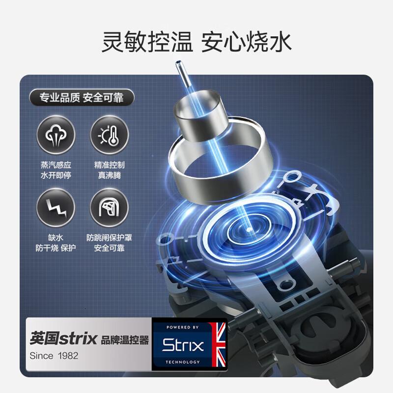 苏泊尔(SUPOR)电水壶热水壶 2L大容量全钢无缝双层防烫电热水壶 304不锈钢烧水壶 SW-20E05A 2L高清大图