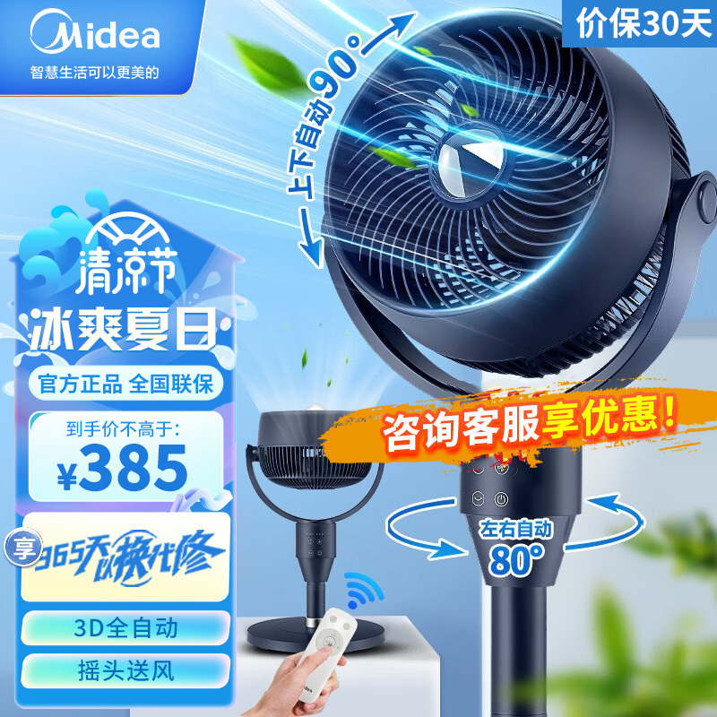 美的电风扇GAF24SR