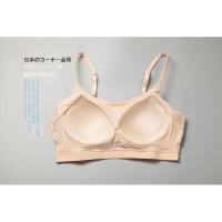 莫代尔孕妇背心式带裹胸抹胸带胸垫无钢圈内衣少女文胸运动文胸