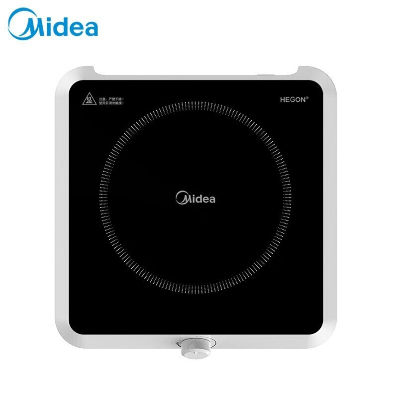 美的(Midea) 电磁炉火锅炉多功能大功率精致小体积4D防水旋磁大线盘加热微晶面板RX2207TQ(旋钮) 单炉高清大图