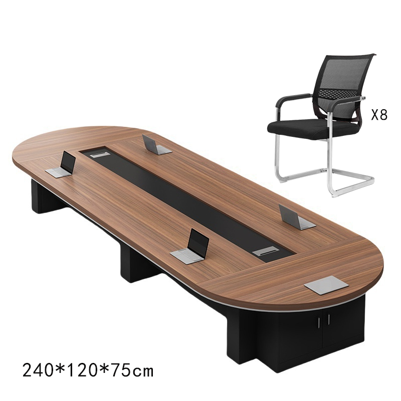 锁匠 长条桌2.4m+8椅组高清大图