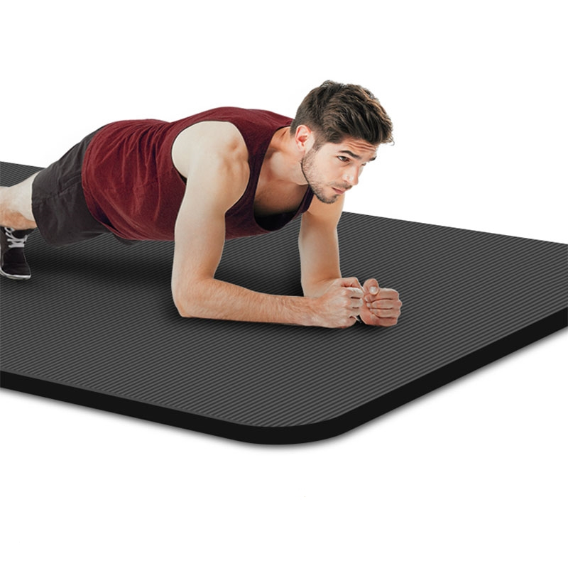 男士健身垫初学者瑜伽垫子闪电客加厚加宽加长运动瑜珈地垫家用