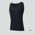 猫人男士背心莫代尔棉无痕内穿薄款冰丝夏季潮工字跨栏打底汗衫男 XL建议120-150斤 黑色