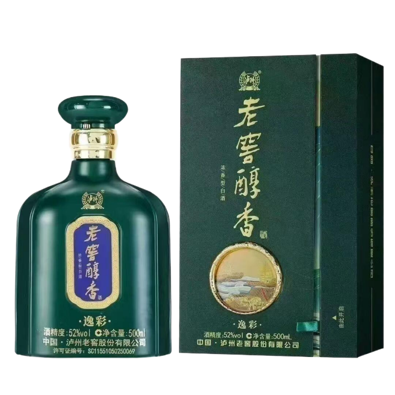 [泸州老窖] 52度老窖醇香逸彩 500ml*1瓶 浓香型白酒高清大图