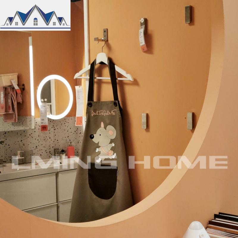 2019新款卡通鼠可爱情侣围裙鼠年生肖家居餐厅酒吧新年 三维工匠