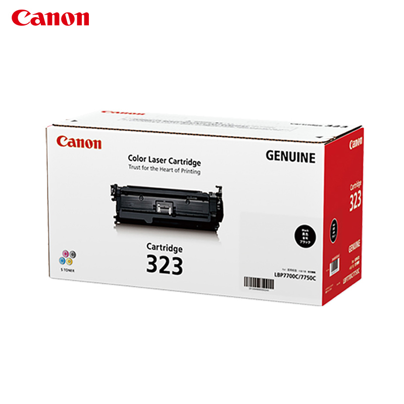 佳能(Canon)CRG-323 BK C M Y 黑色 青色 红色 黄色 套装 硒鼓 (适用LBP7750CDN)高清大图