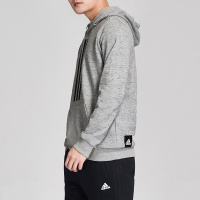 adidas男服卫衣新款连帽套头休闲运动服DP3112