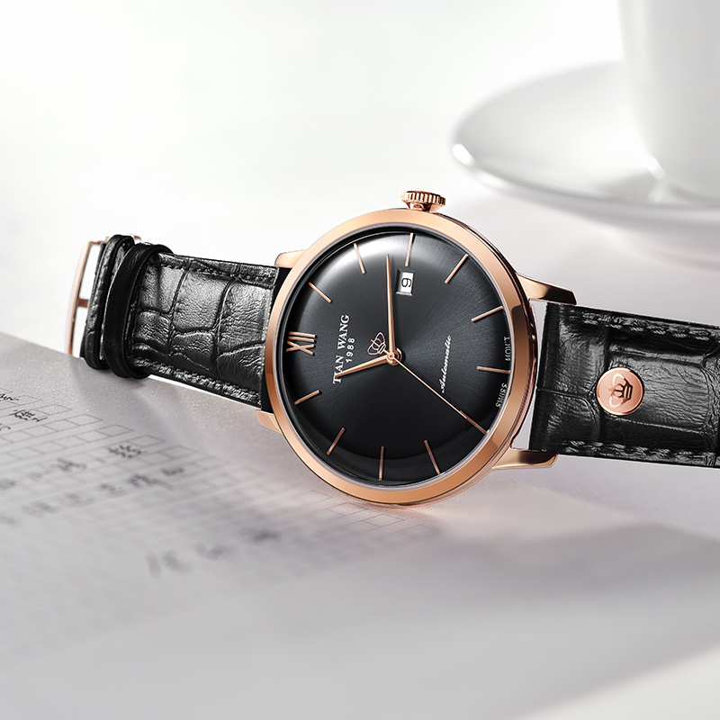 天王表腕表mix系列机械表男表瑞士进口机芯机械腕表51013