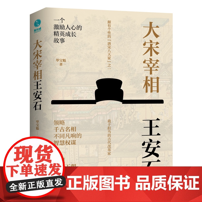 大宋宰相王安石 领略千古名相的智慧权谋 历史人物传记 着重还原了王安石在经学、易学、诗文等方面的地位和贡献高清大图