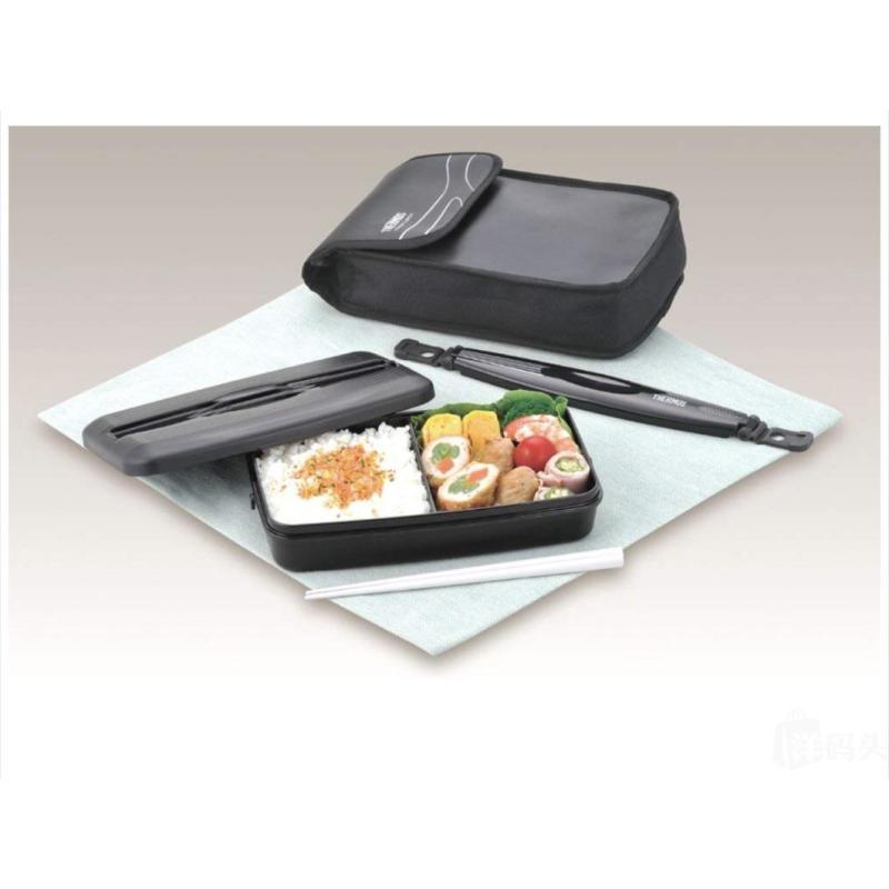 膳魔師(THERMOS)DJB-802便当盒保鲜饭盒单层分隔式食品级塑料饭盒可微波炉加热800ml