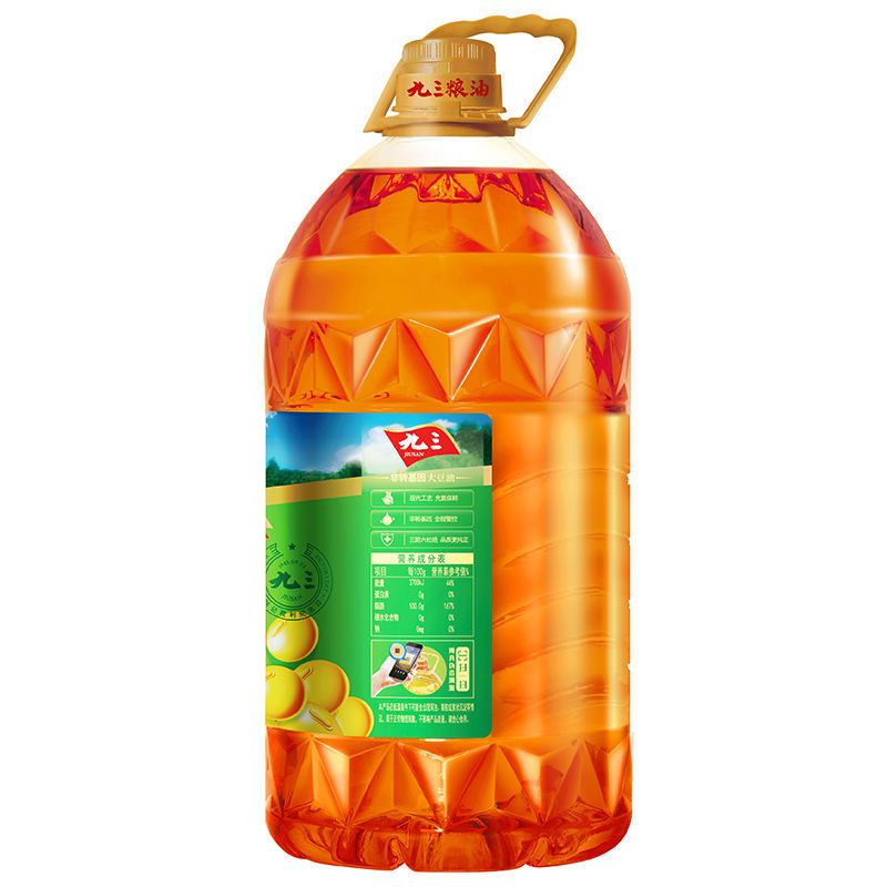 5升三级油5L*1 九三 非转基因 食用油 大豆油 三级 5L
