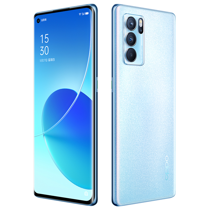 OPPO Reno6 Pro 5G 12GB+256GB 夏日晴海 5G数字移动电话机 （线下）