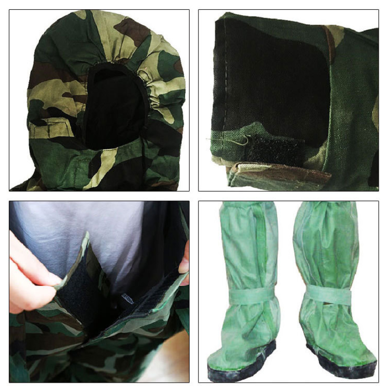 邦固防毒服耐火酸碱防毒衣丛林地迷彩fff02林地型160180