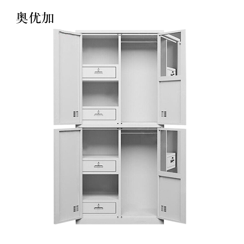 奥优加钢制内务柜衣柜存储柜高清大图
