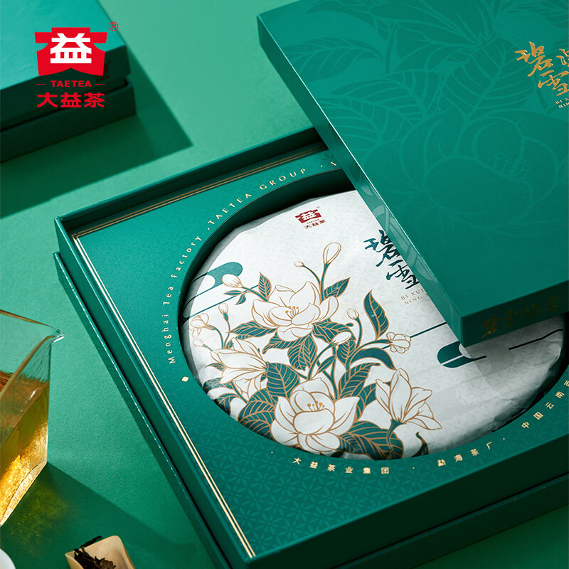 大益 碧雪凝香茉莉花茶357克/盒高清大图