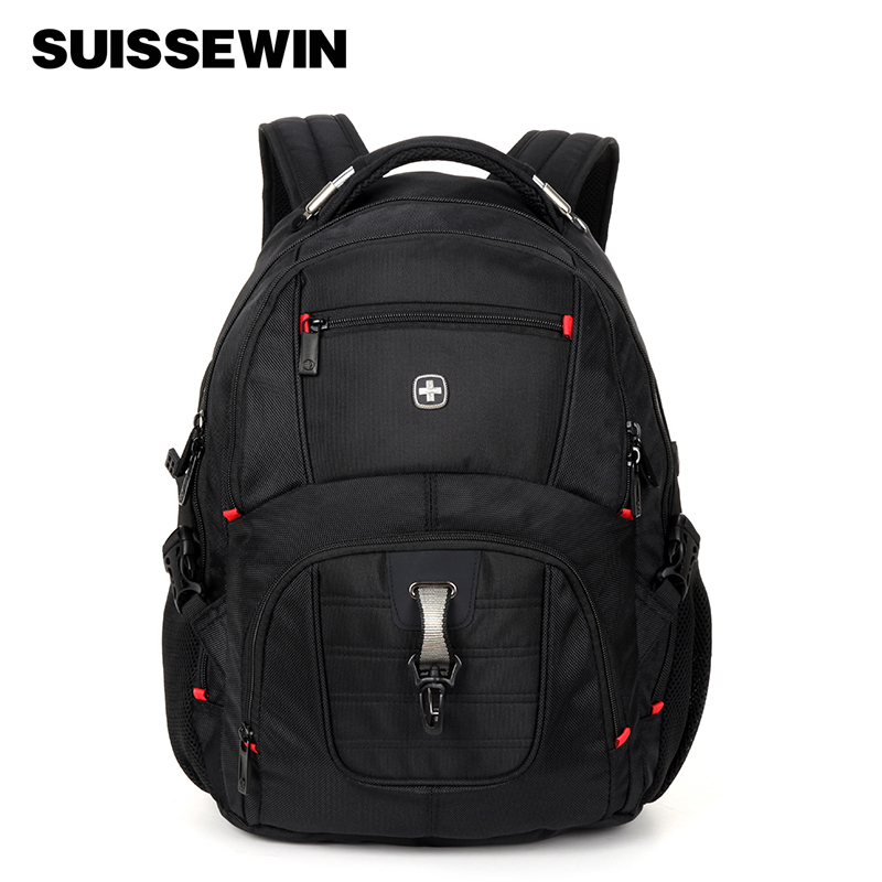 SUISSEWIN瑞士双肩包商务休闲大容量背包SN9932