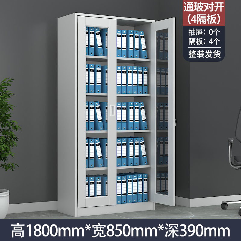 健卡侬 双面对开门办公柜 J82/组高清大图
