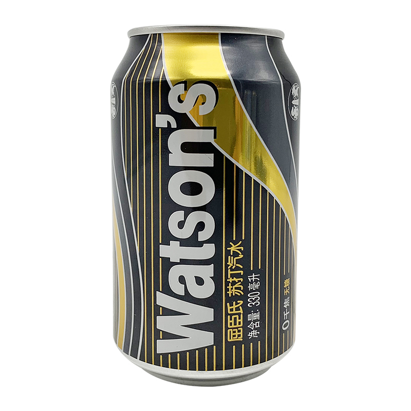 watsons屈臣氏 苏打水 苏打汽水原味330ml*24罐/箱报价_参数_图片_视