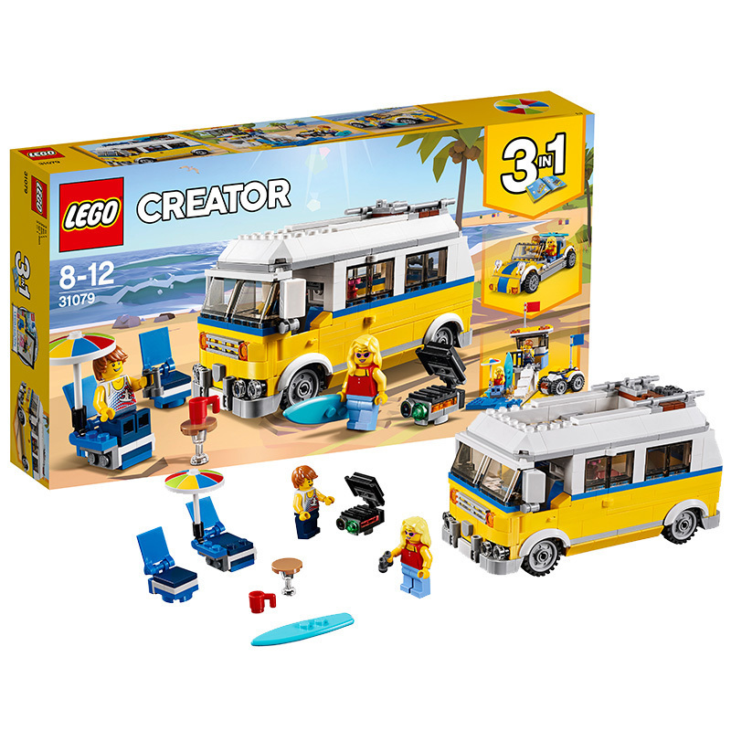 LEGO 乐高 Creator创意百变系列 阳光海滩房车 LEGC31079