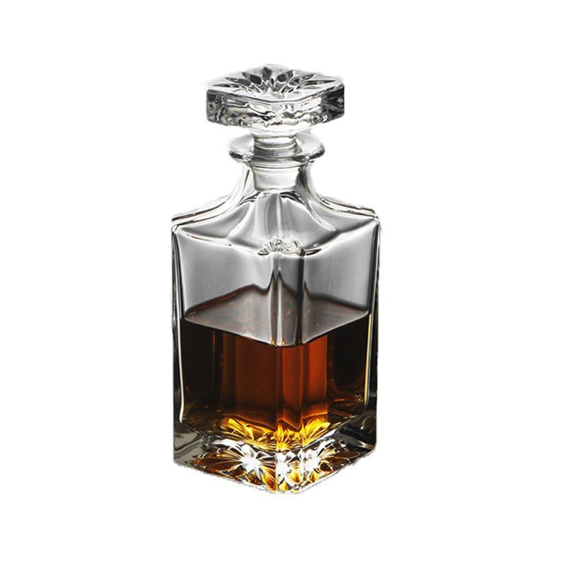 无铅水晶带盖醒酒器创意玻璃酒瓶洋酒壶酒具密封红酒酒樽泡酒壶