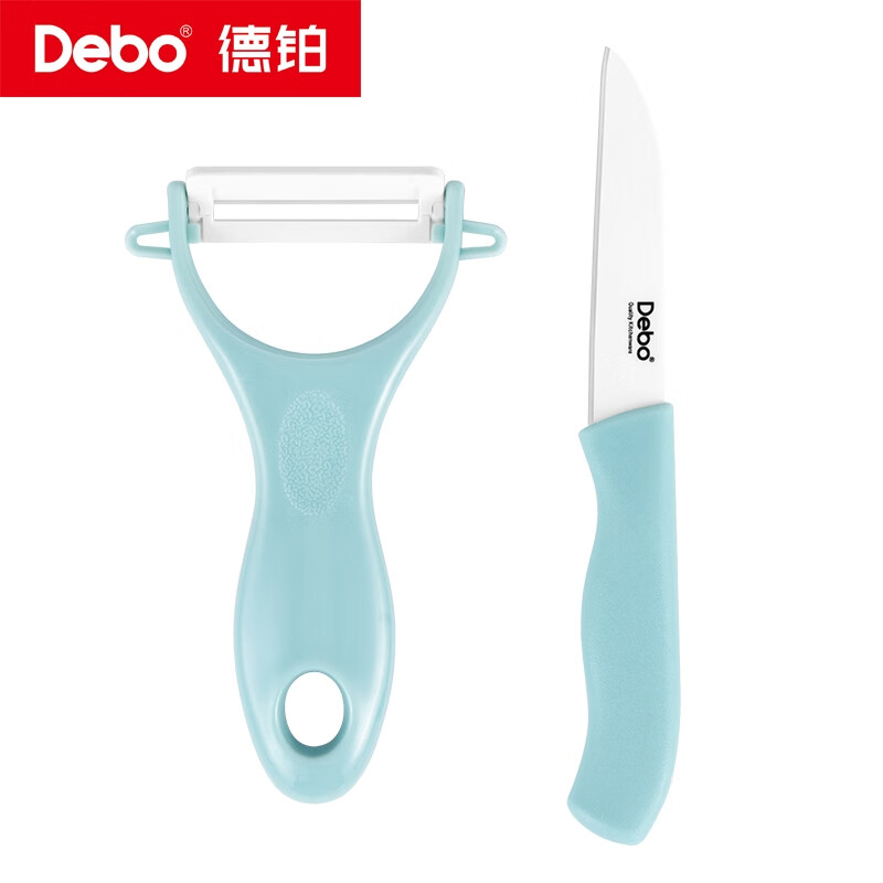 Debo德铂 佐伊(厨房用具)水果刀削皮刀两件套 DEP-682高清大图