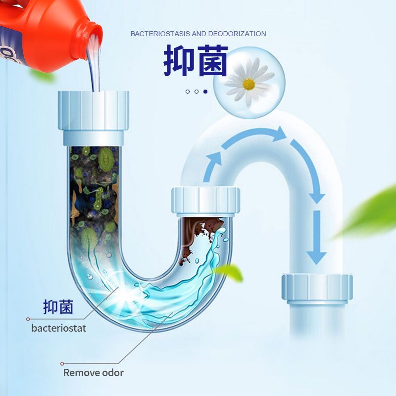 杜刻DDOXOO管道疏通剂 1升*2瓶 下水道疏通剂
