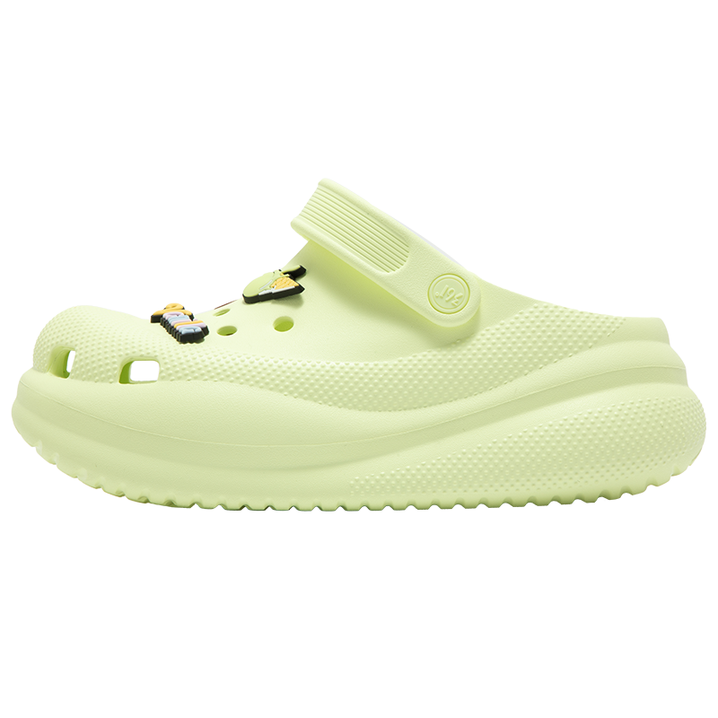 圣代丨361°洞洞鞋女鞋透气新款休闲拖鞋厚底运动鞋潮流凉拖 淡果绿 42码