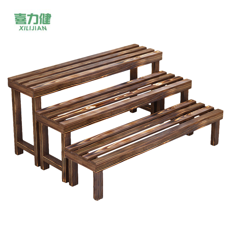 喜力健 梯形花架 一层-长98*25*25CM 个高清大图