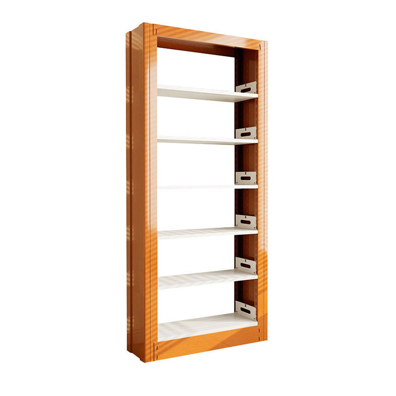 臻远ZY4072621 钢制书架黄色资料架 单面6层一列一组 1000*300*2000mm