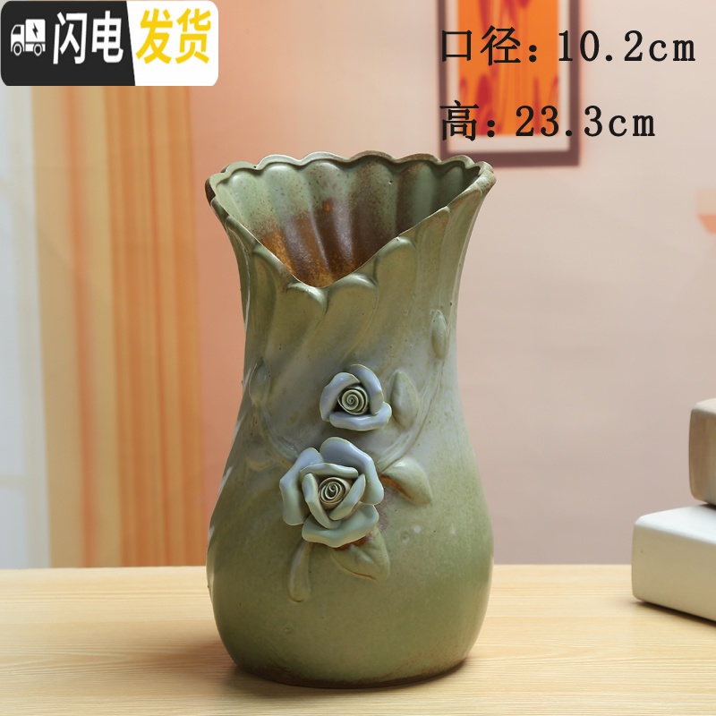 三维工匠多肉法师老桩盆高款大号多肉花盆多肉植物花盆陶瓷花盆高大口径 HZ269 大花盆容器高清大图