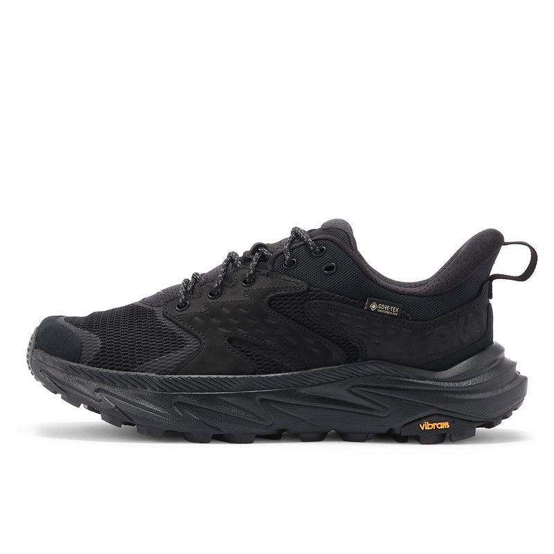 Hoka One One中性跑步鞋防水徒步鞋ANACAPA 抓地户外鞋户外探险 BLACK/BLACK 46.5