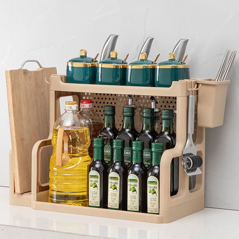 调料架多功能厨房调料置物架酱油醋架子收纳架调料家用收纳架子 基础