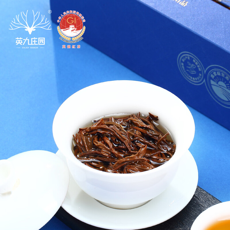 ENJOY MANOR 英九庄园 红茶 180g 润品 英红九号 一级 5g/泡袋 36袋/礼盒 180g/礼盒高清大图