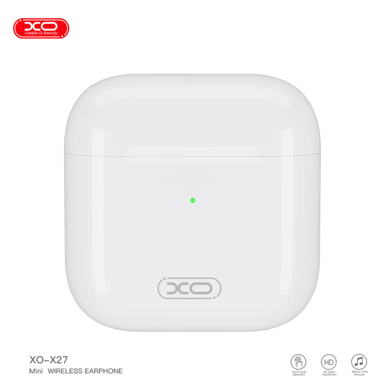 XO-X27 水绫花 TWS蓝牙耳机 白色