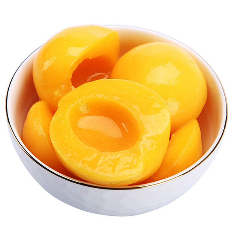 苏宁超市涞丰长寿桃黄桃罐头1200g水果速食罐头方便速食