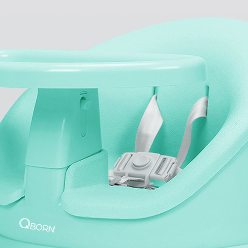 QBORN 宝宝餐椅多功能简易便携式靠背椅餐厅儿童吃饭安抚椅