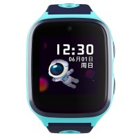 【官方正品】360 儿童电话手表8X 智能语音问答定位支付手表 学生儿童移动联通4G视频拍照手表手机 星空蓝