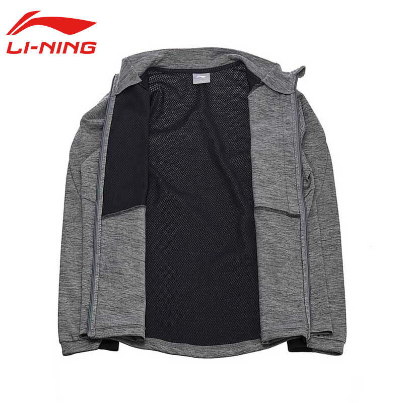 李宁LI-NING2018年卫衣男士训练系列长袖外套立领男装运动服