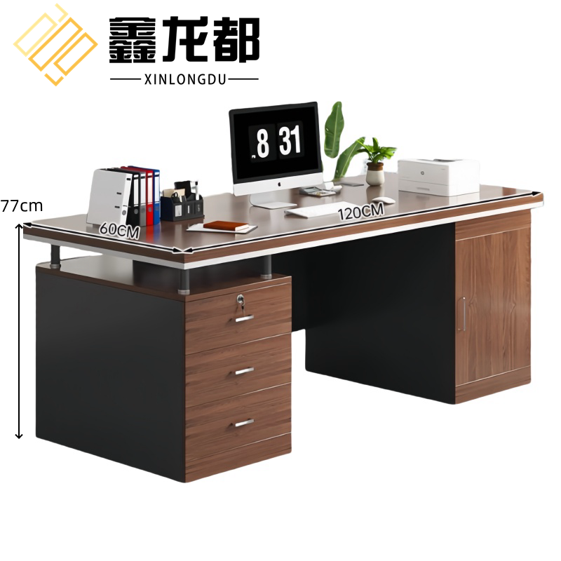 鑫龙都职员桌办公桌高清大图