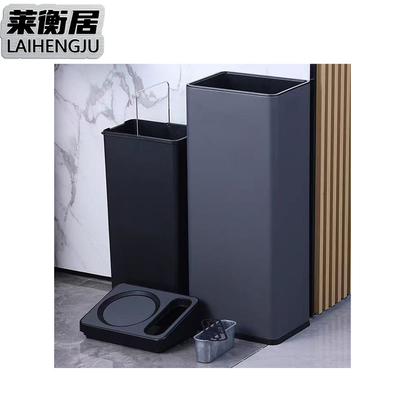 莱衡居 摇盖垃圾桶 全摇盖/个高清大图