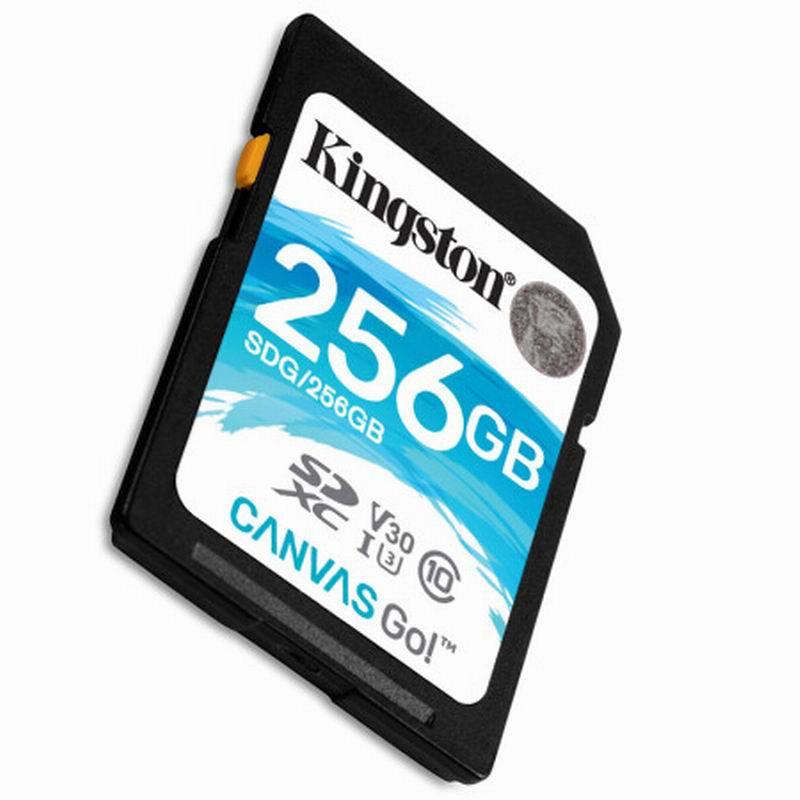 金士顿(Kingston) SD卡256G 兰卡 U3 V30 SDG/256G(读90m/s写45m/s)