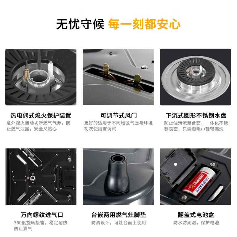樱花(SAKURA)烟灶套餐 侧吸20立方自动清洗抽油烟机 4.5KW燃气灶具 厨电烟灶套装JA06+BGC1T天然气高清大图