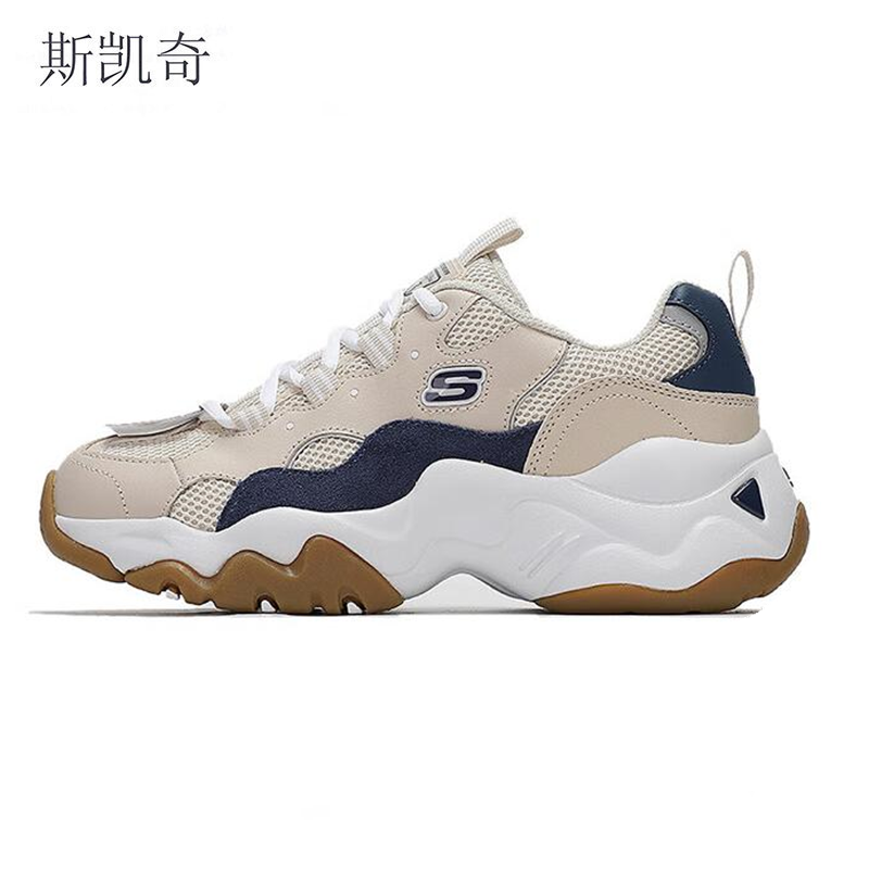 斯凯奇 男鞋厚底熊猫鞋 237151/TAN10.5 双高清大图