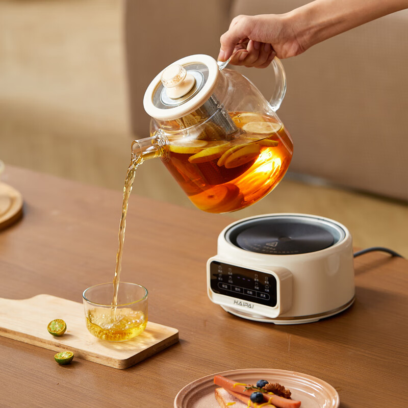 海牌(HAIPAI)HP-Y612液体加热器(花茶壶)800w快速炖煮1L容量电水壶电热壶高清大图